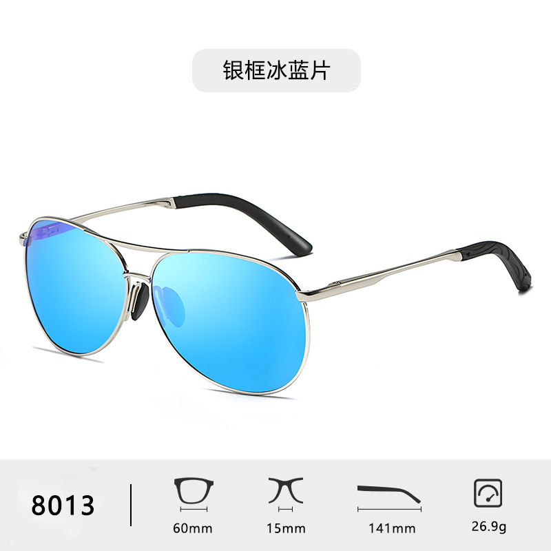 Silver frame ice blue tablets