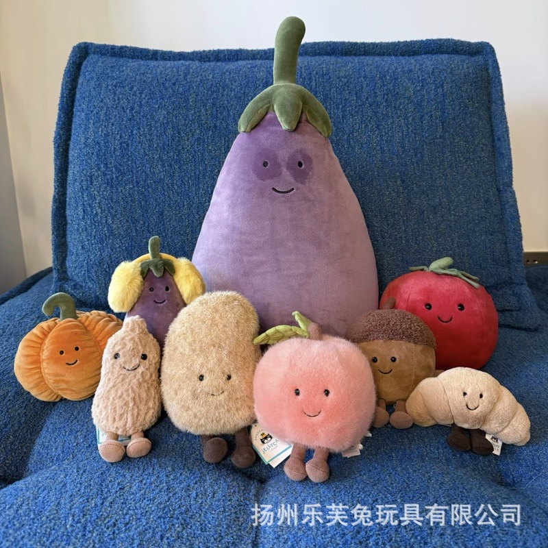 模擬 jc フルーツシリーズピーチ梨人形楽しいマスターデューティー人形果物と野菜スーパーマーケット装飾ぬいぐるみ|undefined