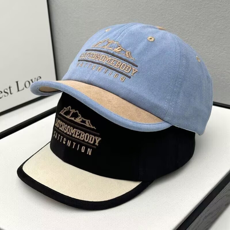 韓国版ins小衆は色を合わせて野球帽を刺繍します。|undefined