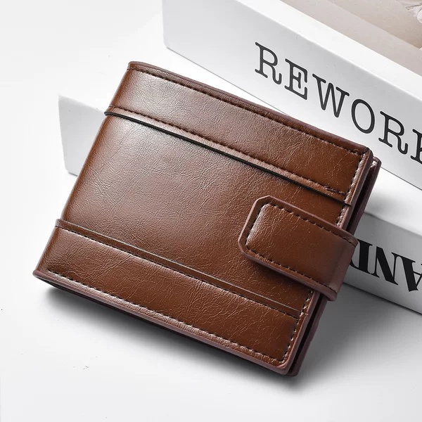 Retro Oil-Waxed Leather Wallet, High-End Multi-Card Slot Clutch Bag, Men's Coin Purse, Large Capacity Zipper Men's Wallet, Trendy