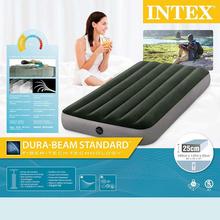 美国INTEX64106789绿色线拉充气床垫多规格线拉空气床户外折叠床