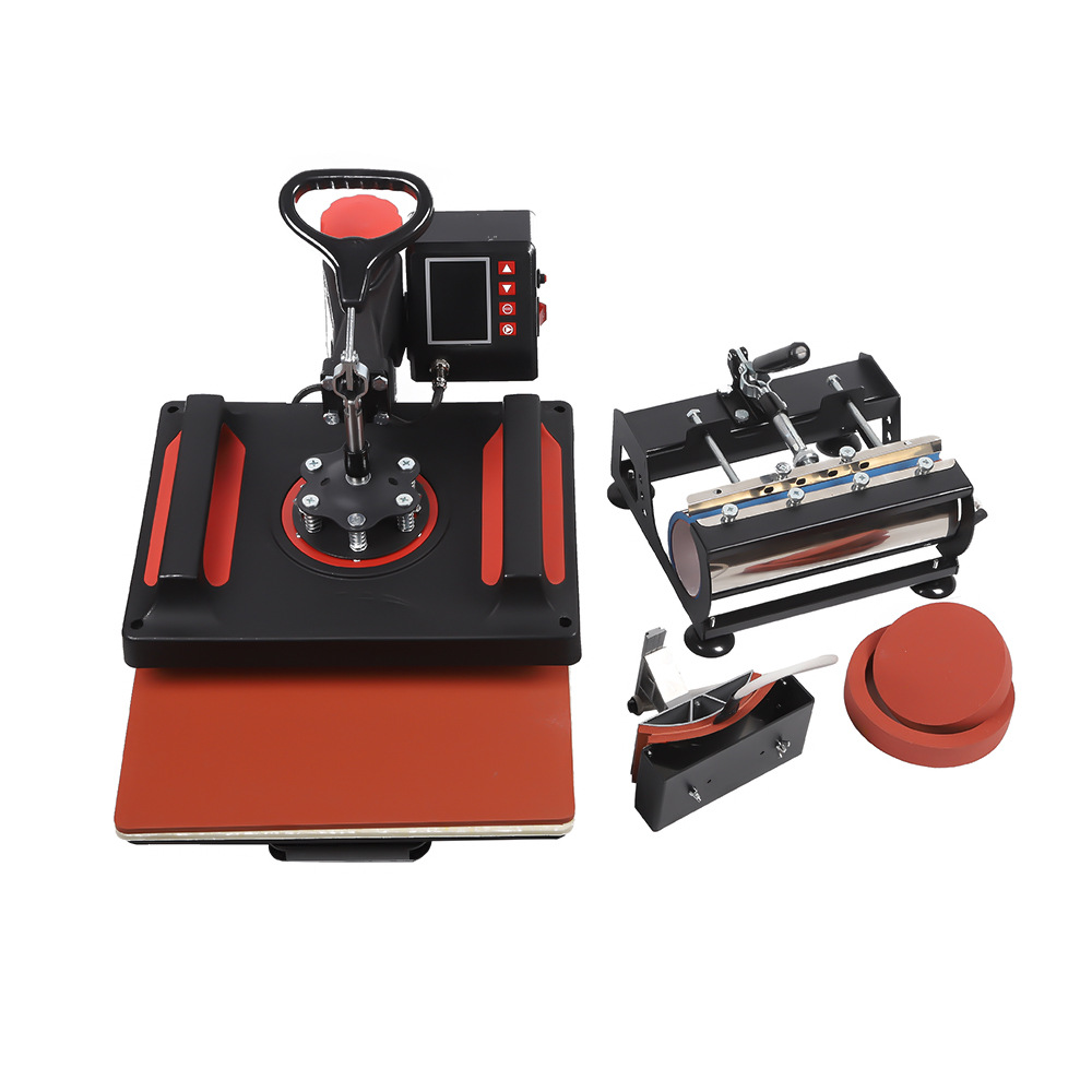 多功能五合一热转印机29*38手动烫画机衣服帽子马克杯印花压标机