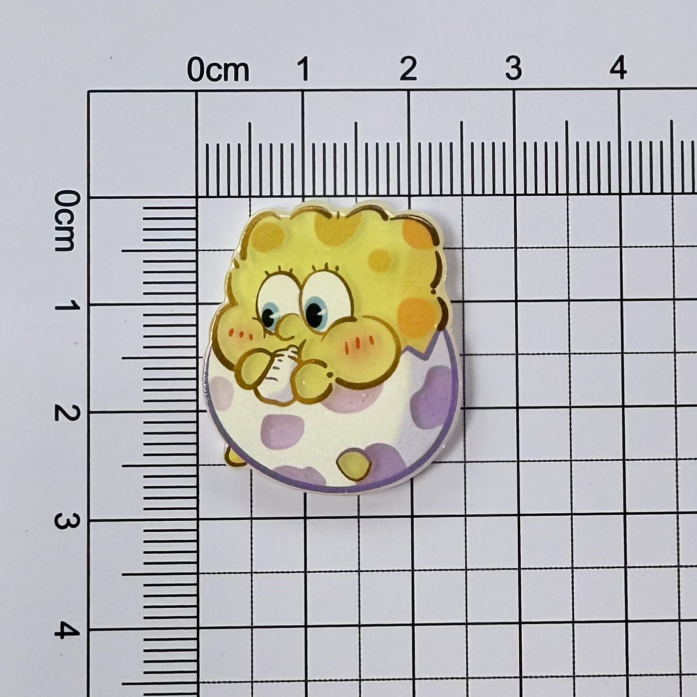 アクリルシートかわいいスポンジボブ DIY ブローチアクセサリー装飾ギフト学生親友カップルバッジアクセサリー
