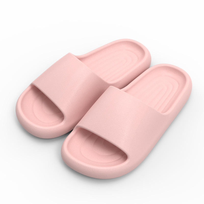 지문 샌들 핑크
