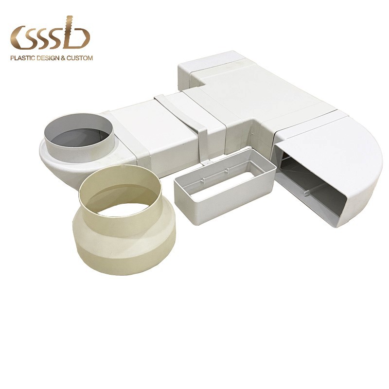 通风系统用扁形管道及配件公寓酒店厨房卫生间等地用通风排气