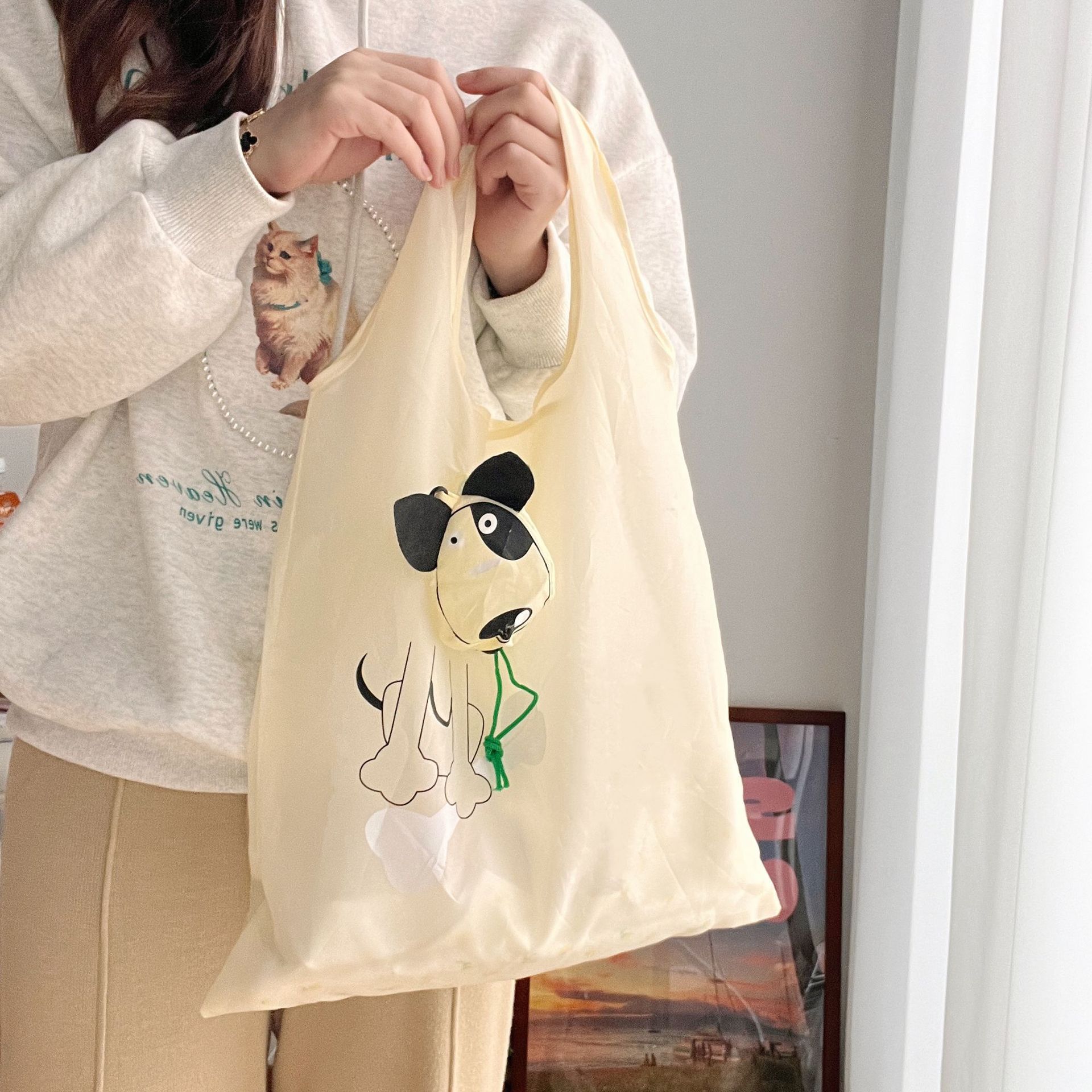 Casual Animal Polyester Shopping Bags display picture 1