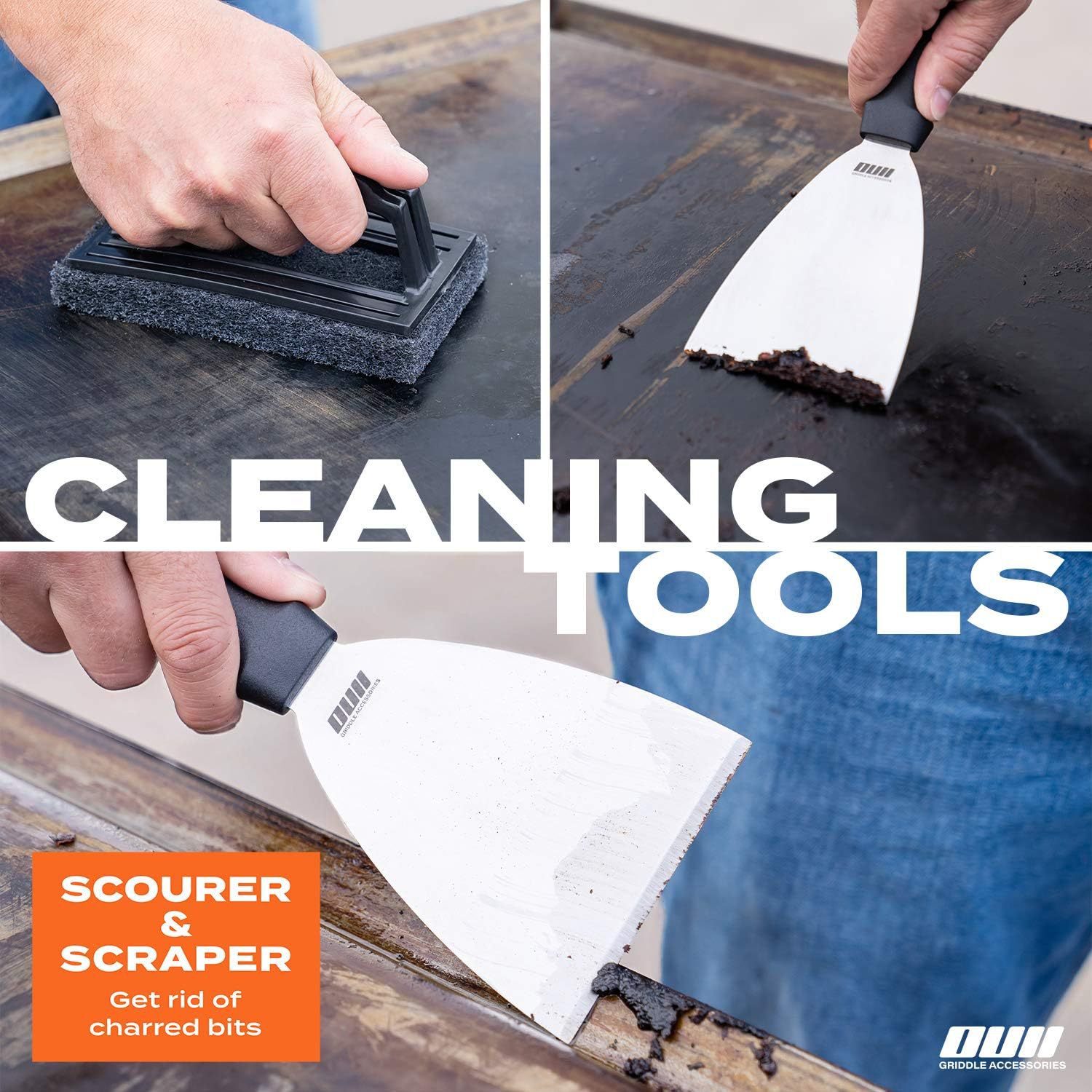 Amazon set de cocinas de cocina, sopa de filete, sopa de acero inoxidable, mango de plástico, sopa de hierro, pala de cocción