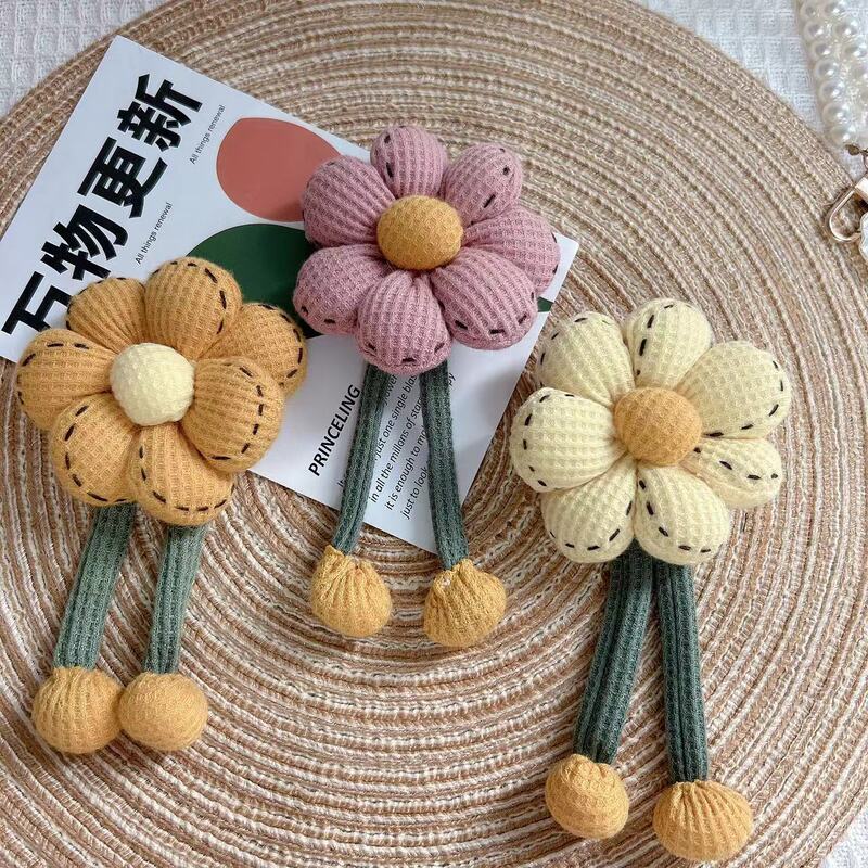 Handmade Fabric Sunflower Sunflower Mobile Phone Case Bag Car Decoration DIY Accessories Accessories