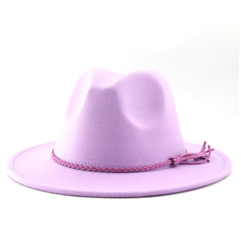 Klassischer Prairie Unisex Jazzhut Mit Wildlederquaste_voghion.com