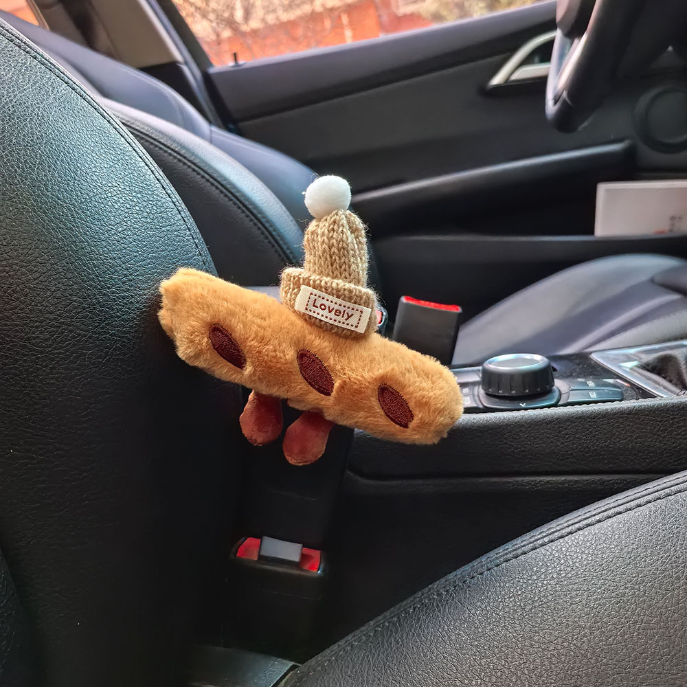 Casco de seguridad de automóvil, cinturón de seguridad de automóvil, cinturón de seguridad de automóvil, fijador de extensión, decoración interior del automóvil, bolsa de corno encantadora, alta calidad