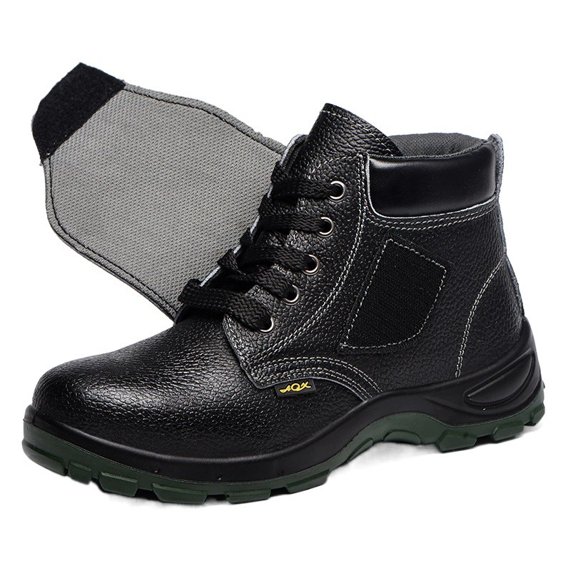 Обувь для охраны труда Мужская защитная обувь для сварщиков со средней помощью Защитная обувь для старой строительной площадки Обувь для защиты от проколов со стальным носком с твердой подошвой