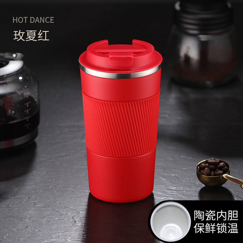 Transfronterizo Amazon al aire libre de acero inoxidable taza de vacío de acero inoxidable de negocios de América Oficina de Acompañamiento de Alta apariencia taza de agua