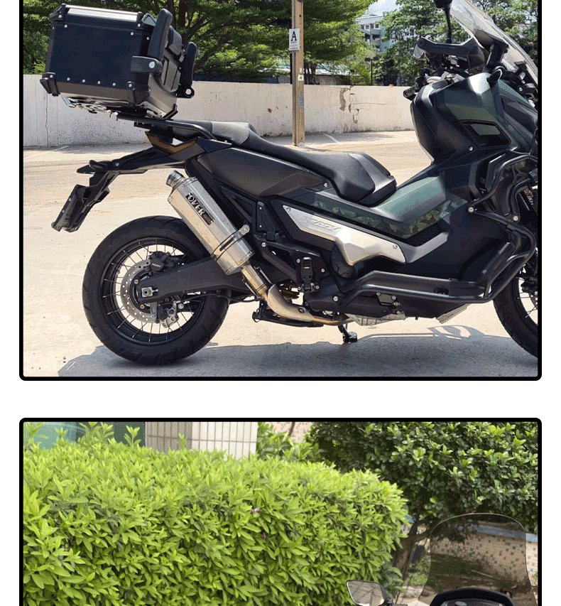 Factory wholesale 45L/65L/100L aluminum alloy trunk embossed waterproof toolbox motorcycle storage trunk