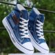 Canvas Shoes Men's Summer High-top Canvas Shoes Men's Shoes Men's Spring Casual 2024 New Style Board Shoes Men's Trendy Shoes