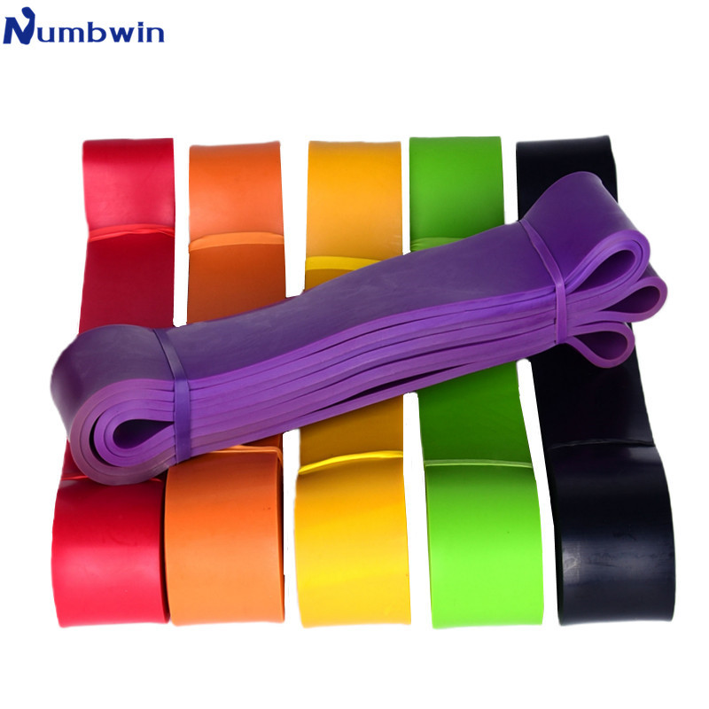 Numbwin Latex Resistance Band for Men's Fitness, Chest Muscle Strength Training, Pull-Up Assistance, Elastic Band 45-85 Lbs