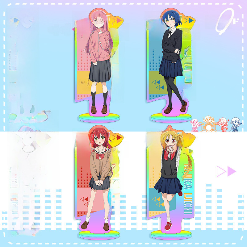 【Lonely Rock】Rainbow Laser Large Sign Anime Doujin Acrylic Creative Ornament Dropshipping