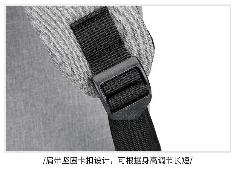 New large-capacity business commuting backpack, simple solid-color casual backpack, Oxford cloth portable computer schoolbag undefined
