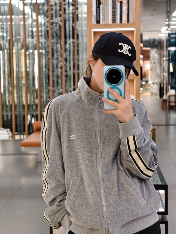 天花板品质25SS潮牌新款CL风格凯旋门刺绣校服套装拉链外套男女潮|undefined