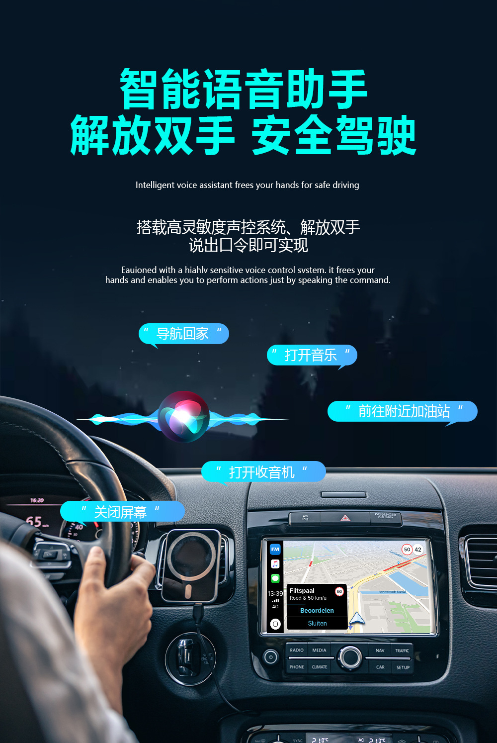Cross-Border Four-In-One Interconnection Box Apple Mirror Screen Projection Car-Machine Interconnection Module Smart Carplay Box