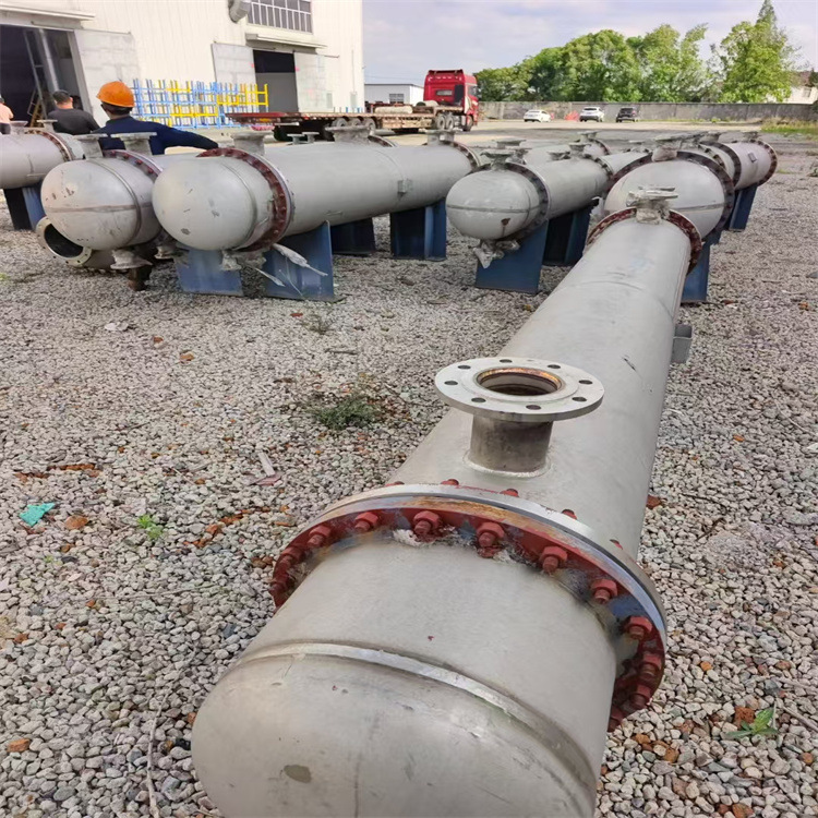 销售二手不锈钢冷凝器 化工制药工业10-1000平方立式卧式冷凝器