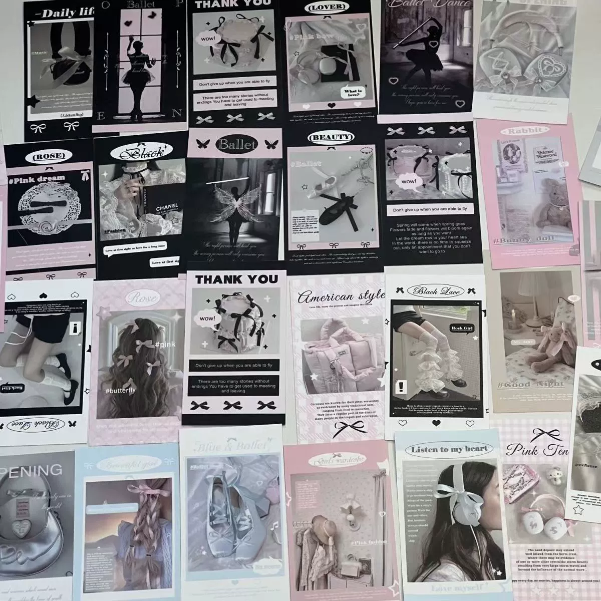 Пакет наклеек Ballet Seal, стиль Корея 100 шт (5 пакетов), случайные дизайны, подарок