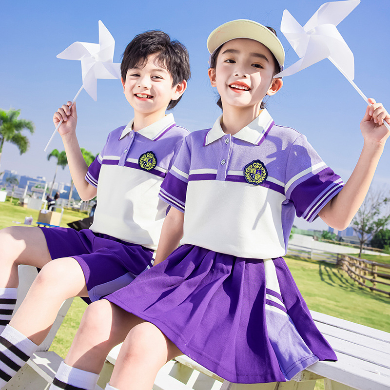 小学生校服夏季新款儿童班服一年级春秋套装运动两件套幼儿园园服