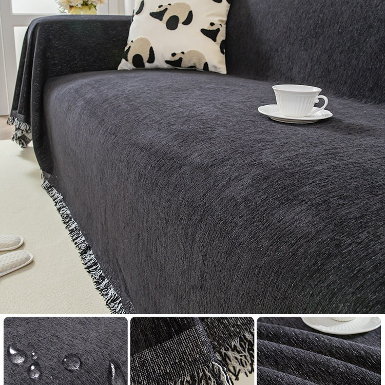 2023 nueva espiga sofá toalla cubierta de tela sofá cojín cuatro estaciones universal de alto grado cubierta completa doble cubierta manta