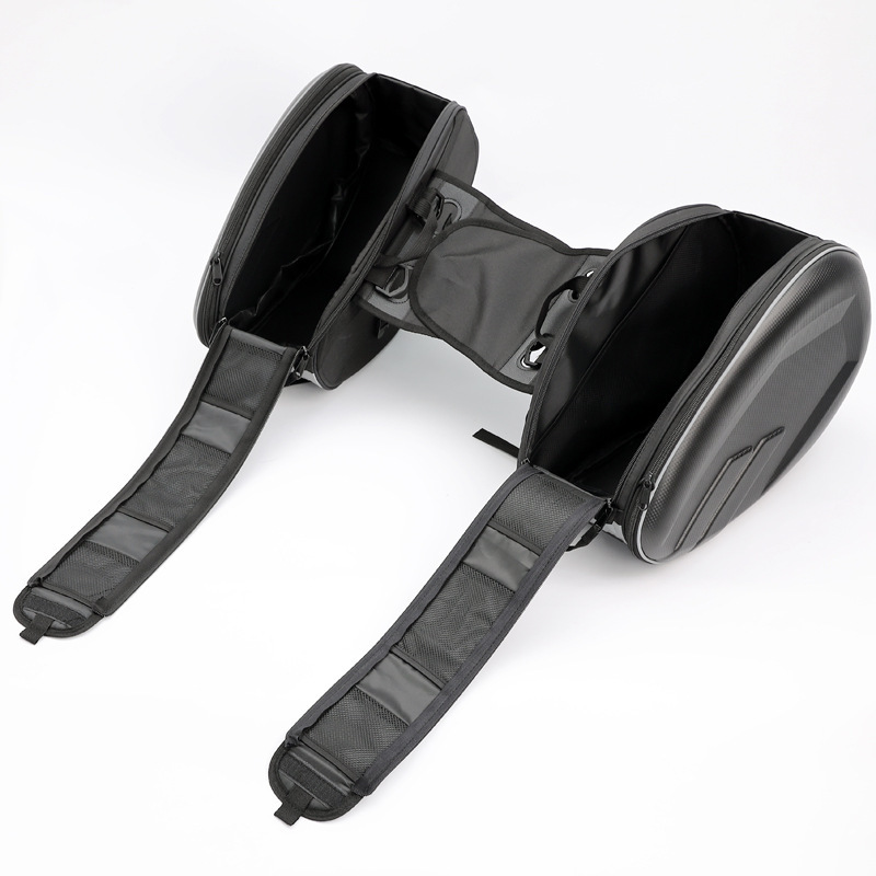 Motorcycle Saddle Bag, Helmet Bag, Waterproof Rear Seat Side Bag, Hanging Bag, Pannier Bag, Long-Distance Motorcycle Travel Luggage Bag, Motorcycle Equipment
