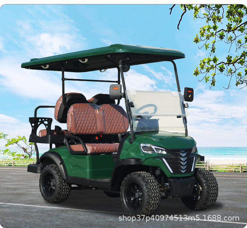 Electric Golf Cart, Sightseeing Car, Scenic Area Viewing Car, Factory Park Shuttle Bus, Beach Car, Four-Wheel Patrol Car