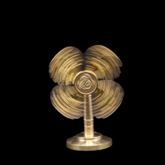 宏達 創意解壓銅器玩具 風生水起財源滾滾 風扇工藝銅擺件