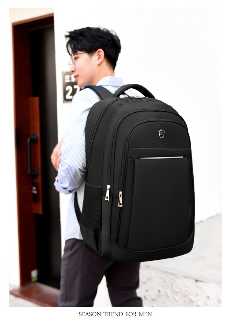 Wholesale New Men's Business Computer Bag Leisure Travel Backpack display picture 13