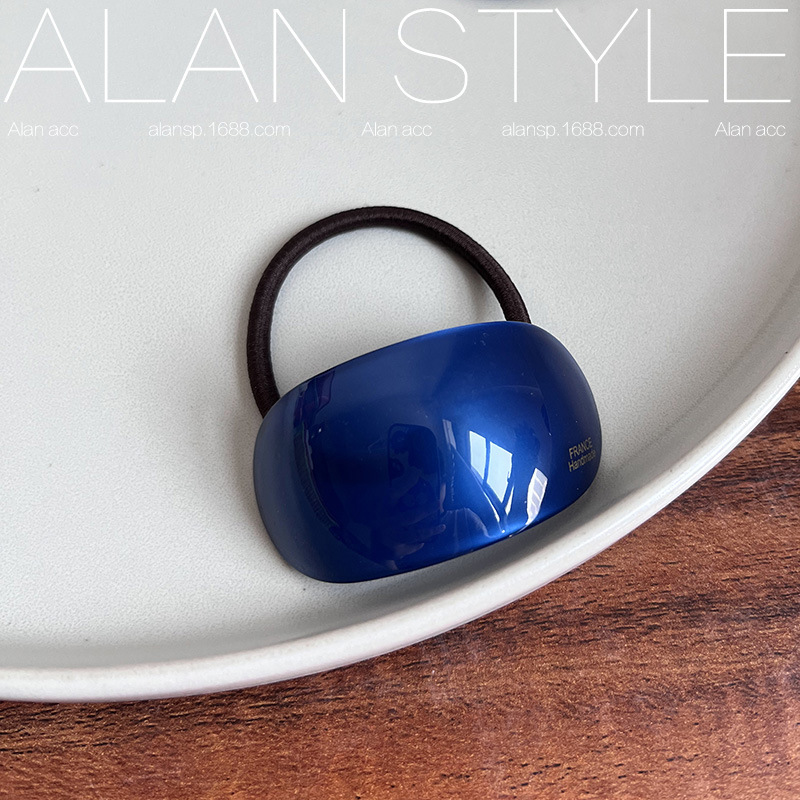 Corea del Sur Oval acetato banda para el cabello ins Internet celebridad moda pelo cuerda banda de goma Cola de caballo bola cabeza temperamento cabeza cuerda cabeza anillo