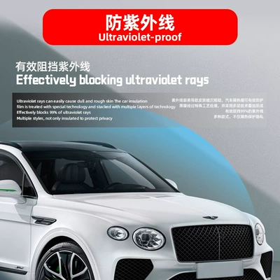 Automotive Film Nitride Window Film Vlt 9% Explosion-Proof