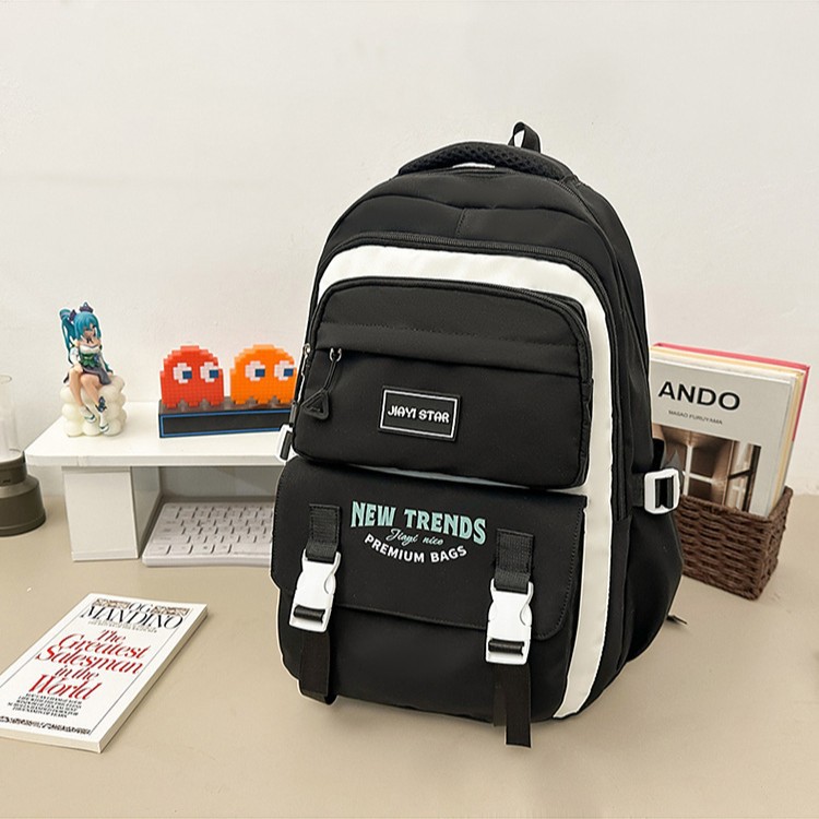 JIAYISTAR original mochila de hombro en venta caliente versátil para reducir la carga de la mochila de estudiantes de secundaria y secundaria, mochila de estudiantes universitarios