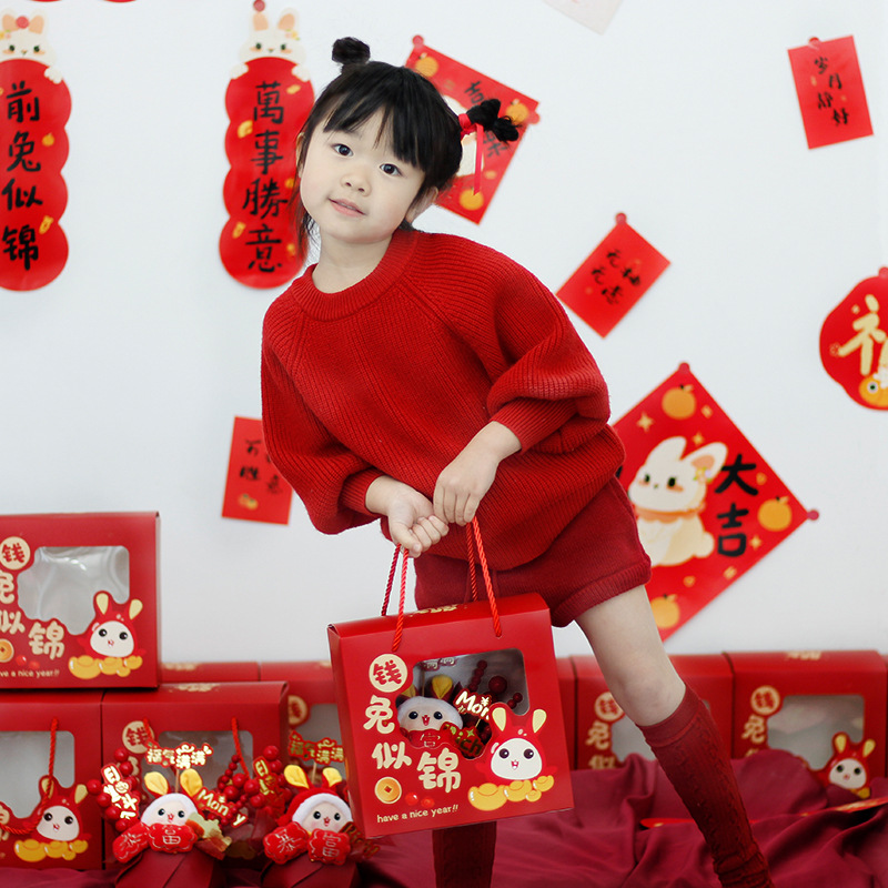 Regalo del Día de San Valentín eterno ramo de flores rico conejo muñeca terminado regalo creativo para la decoración de la novia