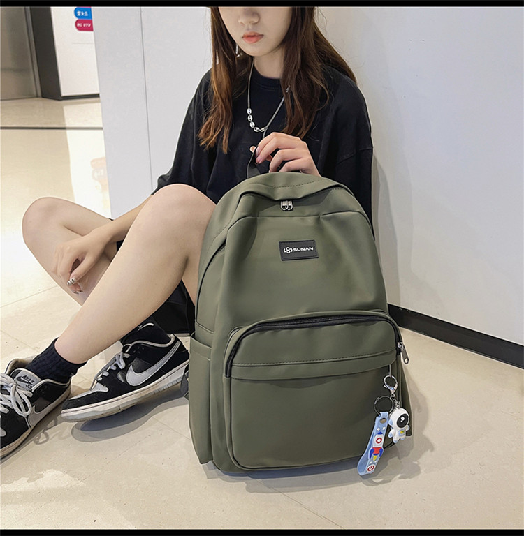 Schoolbag Korean Version Of The Large-capacity Travel Simple Backpack New Fashion Student Backpack display picture 56