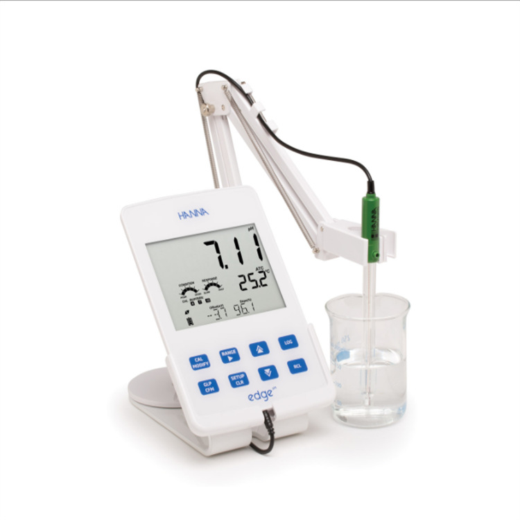 江苏代理哈纳HI2002 edge大屏幕平板pH-ORPmV-温度测定仪PH计罗马