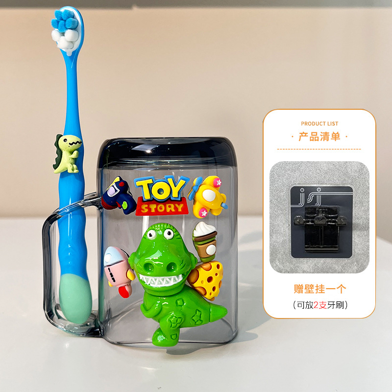 Funny Dragon [Inverted Cup + Cat Claw Toothbrush + Wall Hanging]