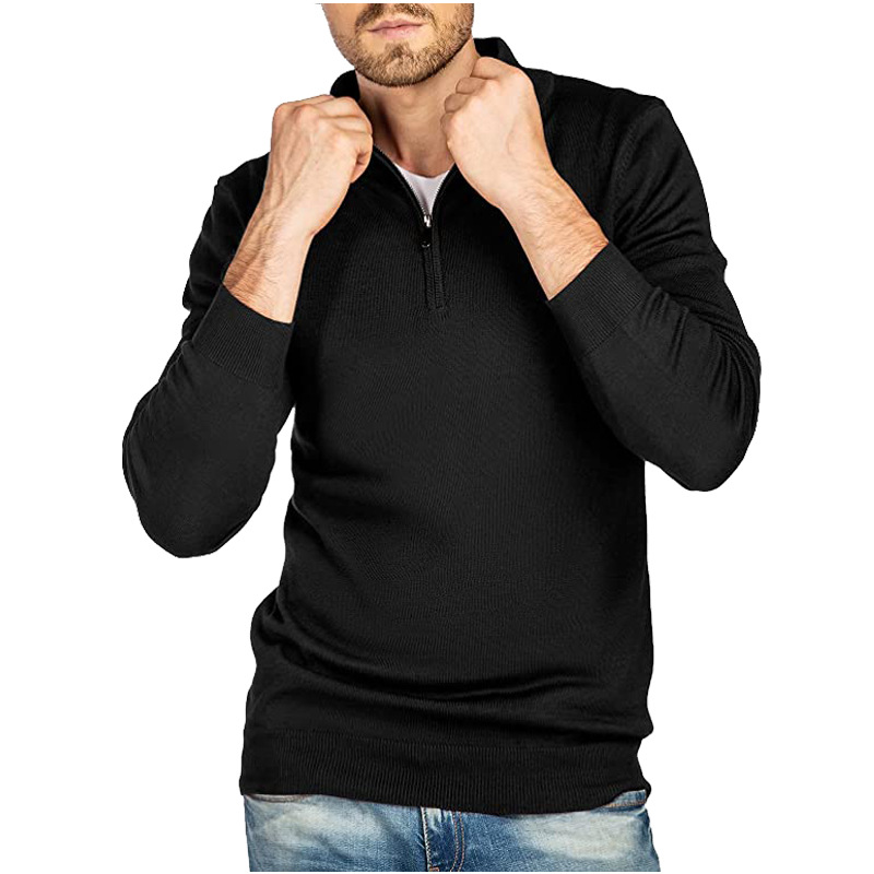 New Men's Sweater Long Sleeve Turtleneck Knit shopper-ever.myshopify.com
