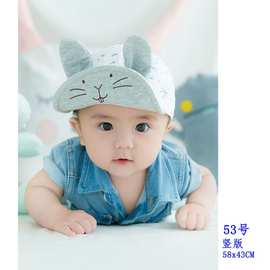 胎教海报 高清男女宝宝画早教照片萌BB图片婴儿墙贴不干胶贴纸