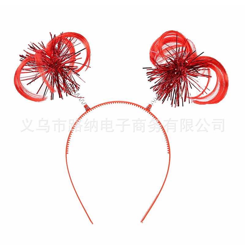 Amazon ベストセラー独立記念日カラーポニーテールヘッドバンドヘアバンドヨーロッパとアメリカの家族プロムパーティー衣類アクセサリー在庫あり|undefined