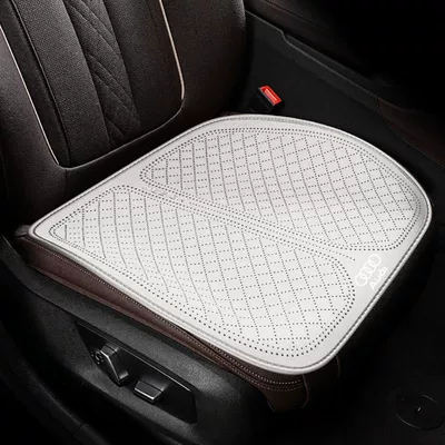 Seat cushion, seat cover — Cushion A3 A4L A7L Q3 - front-seat-cushion-1-pack-crescent-white