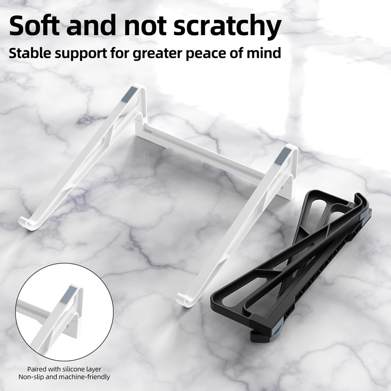 Laptop Stand, Notebook Stand, Vertical Bracket for Heat Dissipation, Height Increase, Foldable, Portable, Cross-Border Wholesale Laptop Stand, Notebook Stand, Vertical Bracket for Heat Dissipation, Height Increase, Foldable, Portable, Cross-Border Wholesale