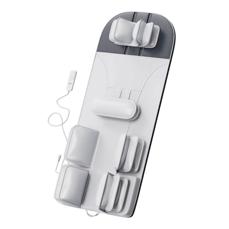 colchón de masaje de bolsa de aire japonés y coreano tracción lumbar multifuncional transfronteriza calentamiento columna cervical totalmente automático colchón de masaje lumbar y espalda