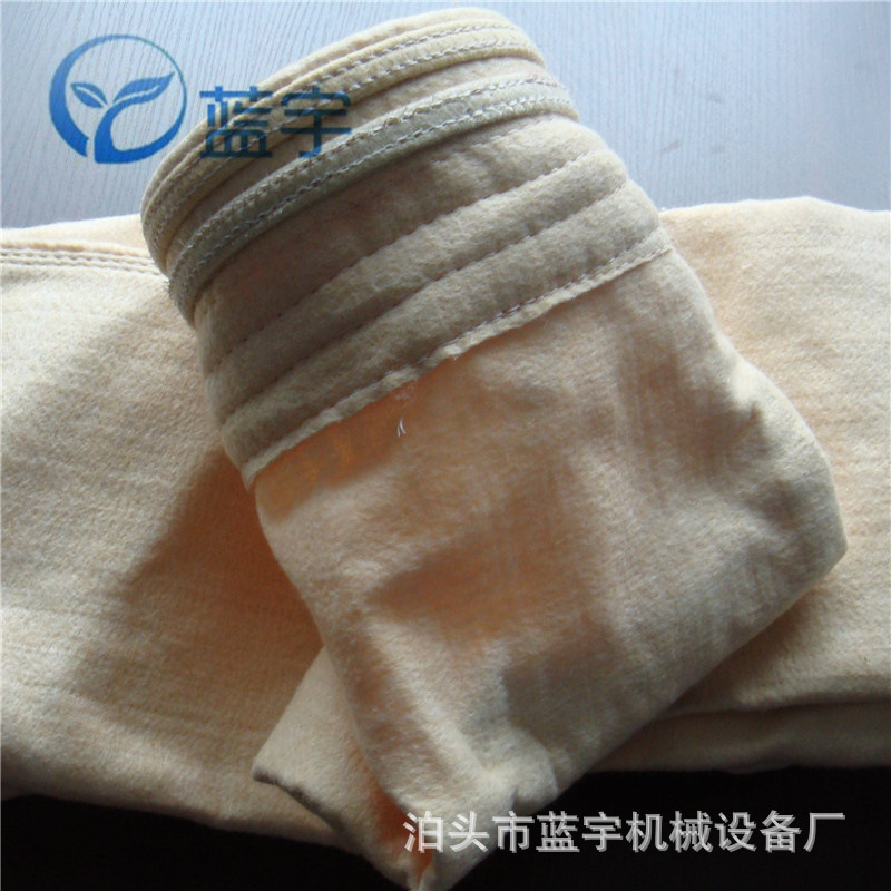 白灰窑覆膜氟美斯滤袋高温拒防油两防氟美斯收尘布袋集尘布袋厂家