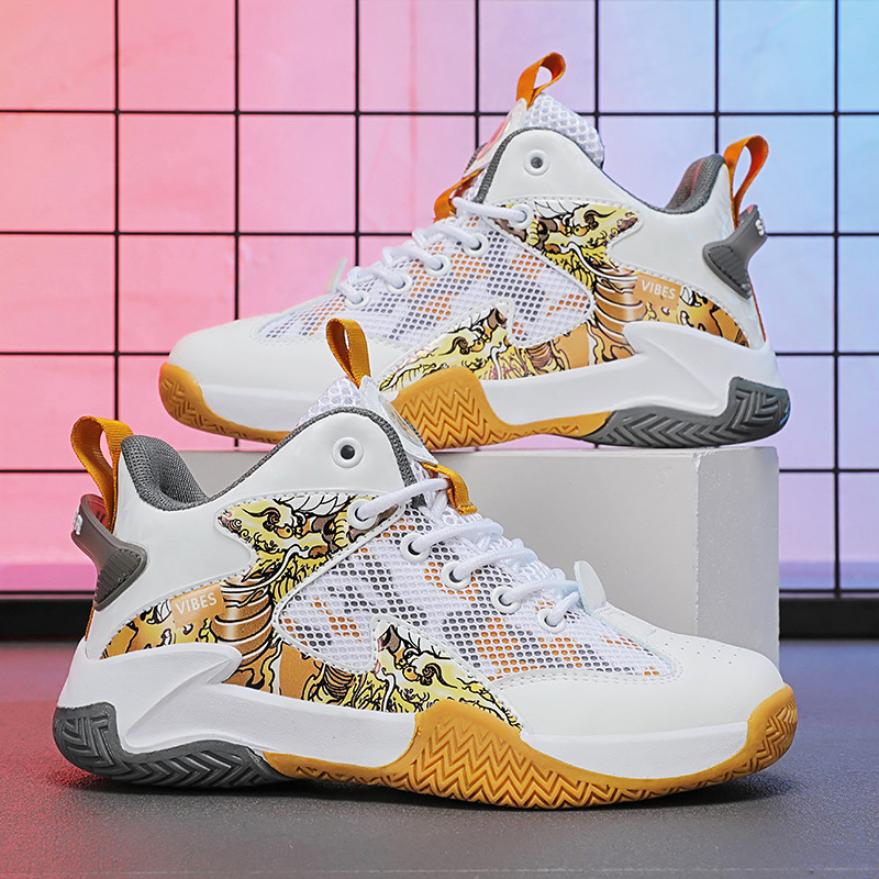 Scarpe da basket per bambini 2024 primavera nuove scarpe sportive e da allenamento professionali per ragazze con tessuto a rete antiscivolo_voghion.com