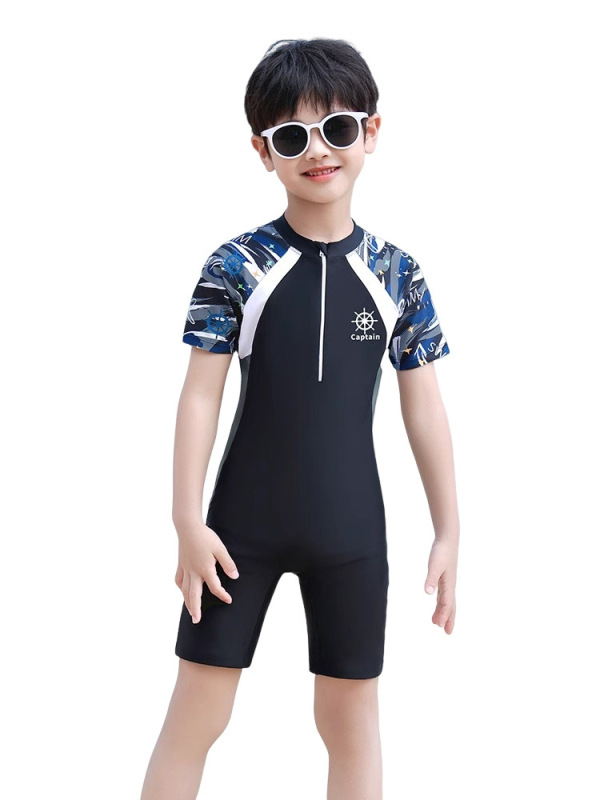 子供用水着 男の子 新作 夏用 大きな子供向け 男の子用 プロトレーニング水泳用品 ワンピース おしゃれな水着|undefined