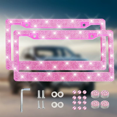 American, Canadian and Mexican Universal — License plate holder/license plate holder - round-hole-double-piece-powder