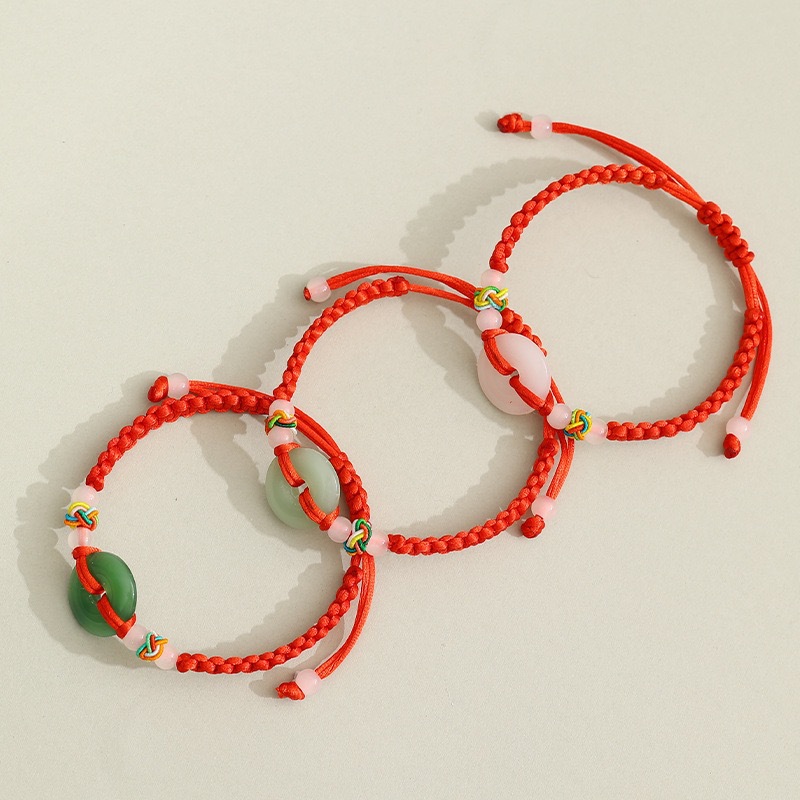 Braided Bracelets for Men and Women, Couple's Zodiac Year Fortune Bracelets, Jewelry Gifts, Wholesale Red String, Dragon Boat Festival Red String