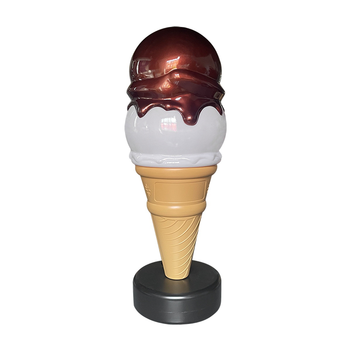 1.5 Miko simulación de helado modelo de lámpara de color cambiante de forma de helado comercial drenaje iluminación caja de luz publicitaria